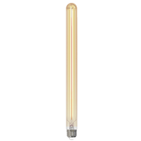 400 Lumens - 5 Watt - 2100 Kelvin - LED T9 Tubular Bulb - 40 Watt Equal - Color Matched for Candle Glow - Medium Base - 90 CRI - 120 Volt - Bulbrite 776719