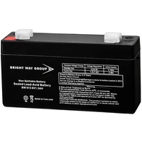 6 Volt - 1.3 Ah - AGM Battery - F1 Terminal - Sealed AGM - Bright Way Group BW613F1