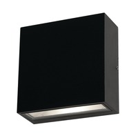 AFX Dexter - 5.5 in. LED Outdoor Wall Sconce Fixture - 3000 Kelvin - Black Finish - 537 Lumens - 12 Watt - Up or Down Installation - 120-277 Volts - AFX Lighting DEXW060612L30MVBK