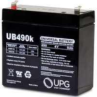 4 Volt - 9 Ah - F1 Terminal - UB490 - AGM Battery - UPG D5798