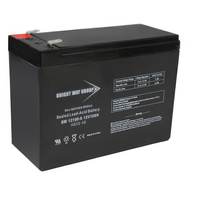 12 Volt - 10Ah - AGM Battery - F2 Terminal - Sealed AGM - Bright Way Group BW12100F2