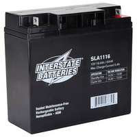 Interstate Batteries SLA1116 - AGM Battery - 12 Volt - 18 Ah - NB Terminal