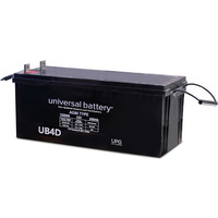 12 Volt - 200 Ah - L4 Terminal - UB-4D - AGM Battery - UPG 45965