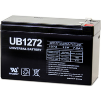 12 Volt - 7.2 Ah - F1 Terminal - UB1272 - AGM Battery - UPG 40760