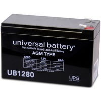 12 Volt - 8 Ah - F2 Terminal - UB1280 - AGM Battery - UPG D5779