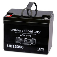 12 Volt - 35 Ah - IT Terminal - UB12350 (Group U1) - AGM Battery - UPG 45976