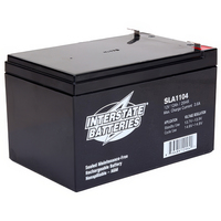 Interstate Batteries SLA1104 - AGM Battery - 12 Volt - 12 Ah - F2 Terminal