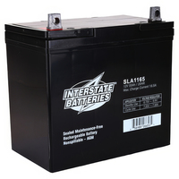Interstate Batteries SLA1165 - AGM Battery - 12 Volt - 55 Ah - Flag Terminal