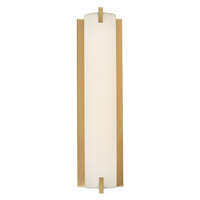 AFX Axel - 16 in. Color Selectable LED Wall Sconce Fixture - Brass Finish - Kelvin 2700-3000-3500-4000-5000 - 1200 Lumens - 15 Watt - Horizontal or Vertical Installation - 90 CRI - 120-277 Volt - AFX Lighting AXLS0416LAJUDSB