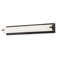 AFX Axel - 24 in. Color Selectable LED Vanity Light Bar - Black Finish - 2700-3000-3500-4000-5000 Kelvin - 1850 Lumens - 25 Watt - Horizontal or Vertical Installation - 90 CRI - 120-277 Volt - AFX Lighting AXLV2404LAJUDBK