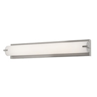 AFX Axel - 24 in. Color Selectable LED Vanity Light Bar - 1850 Lumens - Nickel Finish - 25 Watt - Kelvin 2700-3000-3500-4000-5000 - Horizontal or Vertical Installation - 90 CRI - 120-277 Volt - AFX Lighting AXLV2404LAJUDSN