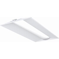 6492 Lumen Max - 48 Watt Max - 2 x 4 Wattage and Color Selectable LED Troffer Fixture - Watts 31-40-48 - Kelvin 3500-4000-5000 - 120-277 Volt - Lithonia Lighting STAKS 2X4 ALO6 SWW7