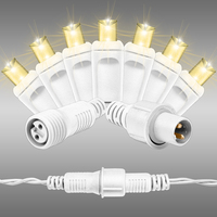 100L WW COAX ICICLE WHT WIRE