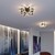 AFX Cass - 17 in. LED Flush Mount Ceiling Light Fixture - Black Finish Thumbnail