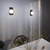 AFX Gates - 10 in. LED Wall Sconce Fixture - Black Finish Thumbnail