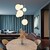 AFX Loretto - 12 in. Globe Pendant Fixture - Black Finish Thumbnail