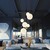 AFX Loretto - 12 in. Globe Pendant Fixture - Black Finish Thumbnail