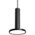 AFX Luna - 12 in. x 8 in. LED Pendant Fixture - Black Finish Thumbnail