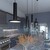 AFX Luna - 12 in. x 8 in. LED Pendant Fixture - Black Finish Thumbnail