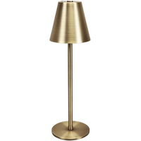 RECHARGEABLE PATIO LAMP BRASS
