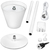 Newport 4 in 1 Patio Lamp with Bug Deterrent Feature - White Thumbnail