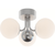 AFX Metropolitan - 15.5 in. LED Ceiling Light Fixture - Frosted Glass - Nickel Finish Thumbnail
