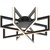AFX Cass - 17 in. LED Flush Mount Ceiling Light Fixture - Black Finish Thumbnail