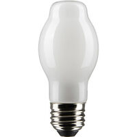 800 Lumens - 8 Watt - 2700 Kelvin - LED BT15 Light Bulb - 60 Watt Equal - Medium Base - 90 CRI - 120 Volt - Satco S21337