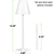Newport 4 in 1 Patio Lamp with Bug Deterrent Feature - White Thumbnail