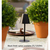 Newport Rechargeable Patio Lamp with Bug Deterrent Setting - Brass Thumbnail