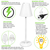 Newport Rechargeable Patio Lamp with Bug Deterrent Setting - White Thumbnail