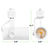 5 Colors - Natural Light - 1000 Lumens - Selectable LED Track Light Fixture - Flat Back Thumbnail