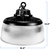 31,466 Lumens - 240 Watt - 4000 Kelvin - UFO LED High Bay Sensor Ready Light Fixture With Direct and Indirect Light Thumbnail