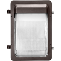 5480 Lumen Max - 40 Watt Max - Wattage and Color Selectable Semi-Cutoff LED Wall Pack Fixture - Watts 25-30-40 - Kelvin 3000-4000-5000 - Integrated Photocell - 120-277 Volt - PLT-13239