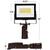 11,500 Lumens - 80 Watt - Color Selectable LED Flood Light Fixture Thumbnail