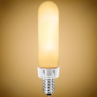 300 Lumens - 4 Watt - 2700 Kelvin - LED T6 Tubular Bulb - 25 Watt Equal - Incandescent Match - 120 Volt - PLT-11944