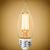 500 Lumens - 4 Watt - 2700 Kelvin - LED Chandelier Bulb - 4.2 in. x 1.4 in. Thumbnail