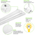 54,400 Lumens - 400 Watt - 5000 Kelvin - Linear LED High Bay Fixture Thumbnail