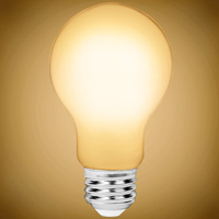 800 Lumens - 8.5 Watt - 2700 Kelvin - LED A19 Filament Bulb - Opal Finish - 60 Watt Equal - Medium Base - 92 CRI - 120 Volt - PLT-13248