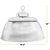 14,700 Lumens - 100 Watt - 4000 Kelvin - UFO LED High Bay Sensor Ready Light Fixture With Direct and Indirect Light Thumbnail