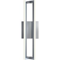AFX Cass - 16 in. LED Wall Sconce Fixture - Horizontal and Vertical Installation  - Nickel Finish - 950 Lumens - 18 Watt - 3000 Kelvin - 90 CRI - 120 Volt - AFX Lighting CSSS0416L30D1SN