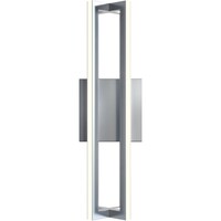 AFX Cass - 16 in. LED Wall Sconce Fixture - 3000 Kelvin - Nickel Finish - 950 Lumens - 18 Watt - Horizontal or Vertical Installation - 90 CRI - 120 Volt - AFX Lighting CSSS0416L30D1SN