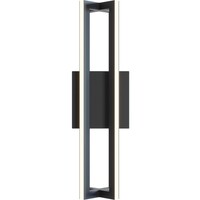 AFX Cass - 16 in. LED Wall Sconce Fixture - Horizontal and Vertical Installation - Black Finish - 950 Lumens - 18 Watt - 3000 Kelvin - 90 CRI - 120 Volt - AFX Lighting CSSS0416L30D1BK