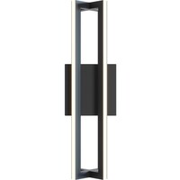 AFX Cass - 16 in. LED Wall Sconce Fixture - 3000 Kelvin - Black Finish - 950 Lumens - 18 Watt - 90 CRI - 120 Volt - AFX Lighting CSSS0416L30D1BK