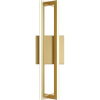 AFX Cass - 16 in. LED Wall Sconce Fixture - 3000 Kelvin - Gold Finish - 950 Lumens - 18 Watt - Horizontal or Vertical Installation - 90 CRI - 120 Volt - AFX Lighting CSSS0416L30D1GD