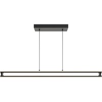 AFX Cass - 4 ft. Linear LED Pendant Fixture - 3000 Kelvin - Black Finish - 2940 Lumens - 38 Watt - 9 ft. Adjustable Cord - 90 CRI - 120 Volt - AFX Lighting CSSP0448L30D1BK