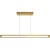 AFX Cass - 4 ft. Linear LED Pendant Fixture - Gold Finish Thumbnail