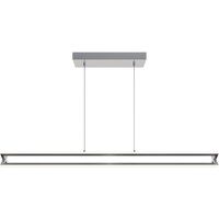 AFX Cass - 4 ft. Linear LED Pendant Fixture - Nickel Finish - 2950 Lumens - 38 Watt - 3000 Kelvin - 9 ft. Adjustable Cord - 90 CRI - 120 Volt - AFX Lighting CSSP0448L30D1SN