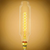 6 Watt - 2200 Kelvin - LED Oversized Vintage Light Bulb - 13 in. x 3 in. - 300 Lumens - Medium Base - Tinted - 120 Volt - PLTS-12105