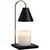 13 in. Marble Candle Warmer Desk Lamp - Black and Gold Finish Thumbnail